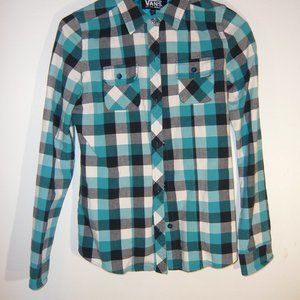 Vans Off the Wall Plaid Flannel Shirt Size S